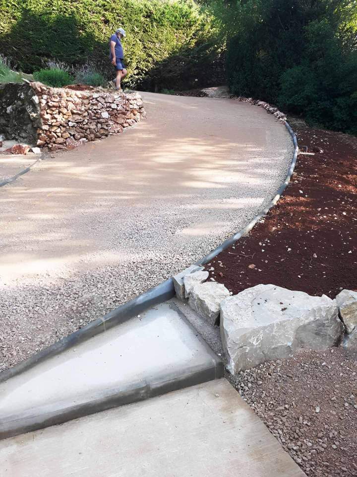 Chemin d'accès Millau