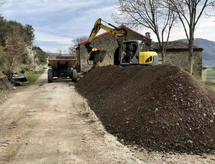 Création chemin d'accès Millau
