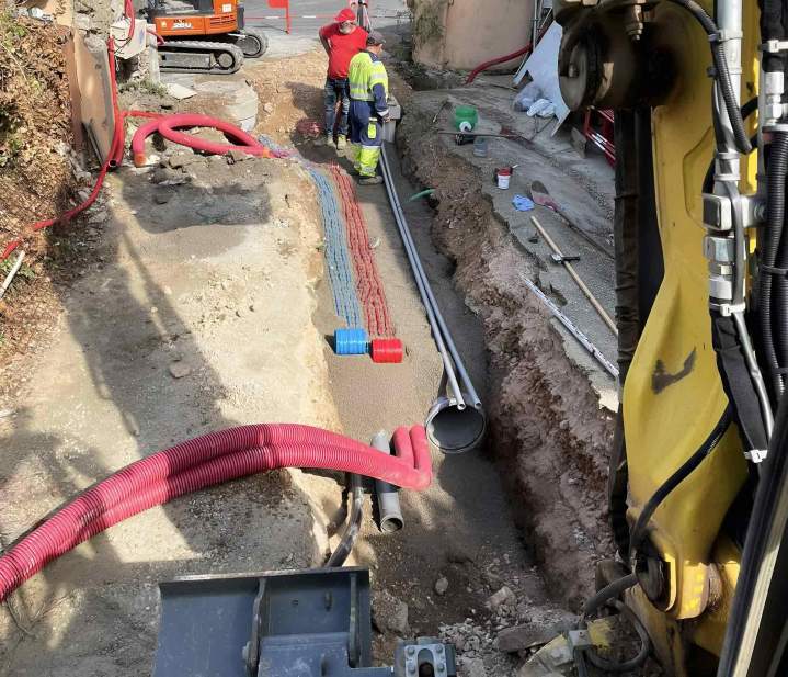 Raccordement aux réseaux secs et humides